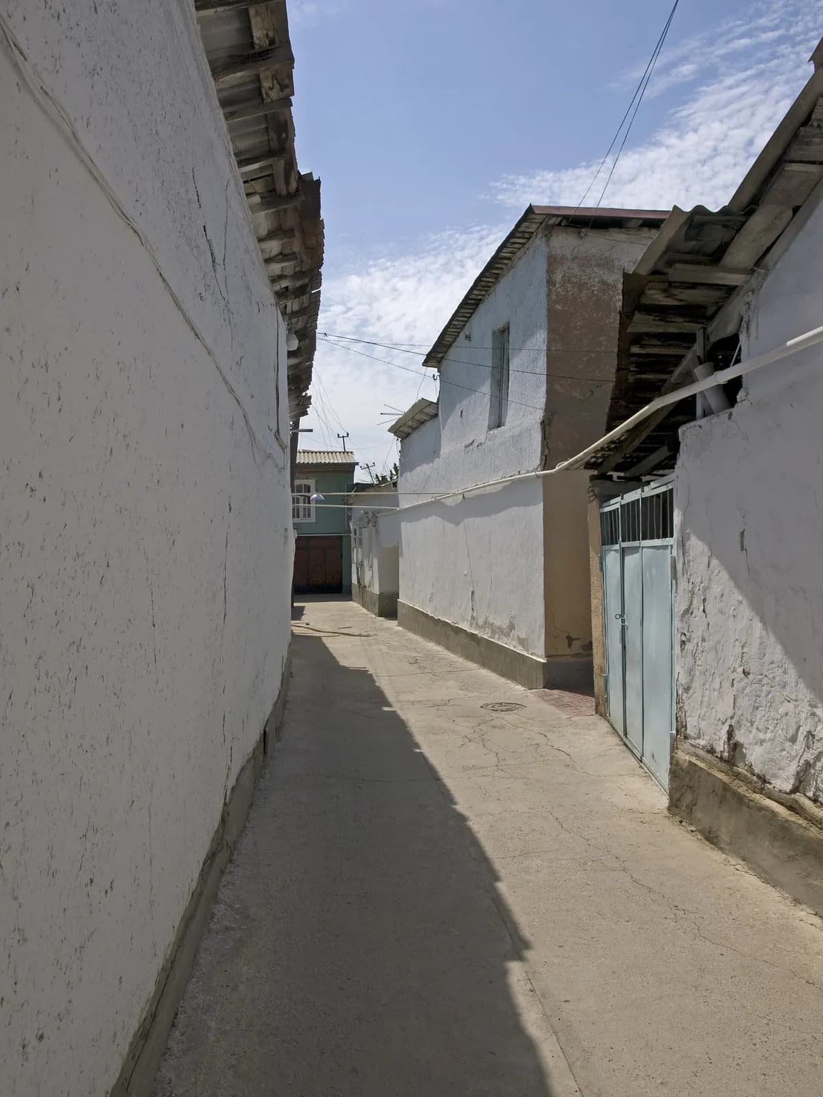 House and mahalla street in Tashkent